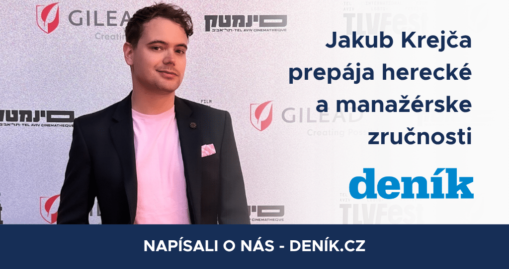 Jakub Krejca prepaja herecke a manazerske zrucnosti | Novinky